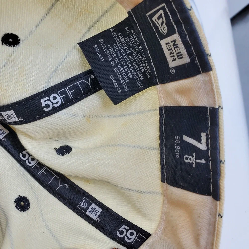 New Era 59FIFTY New York Yankees Pinstripe Fitted Hat 1996 World Series 7 1/8
